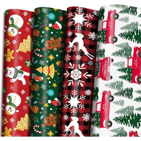 Christmas Wrapping Paper - Jumbo Sheets - Christmas Decorations - Picture 1 of 7